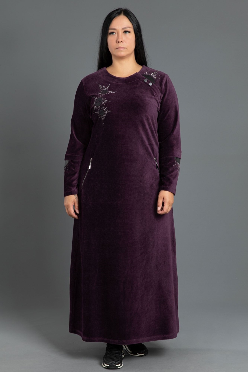 Maxi Corduroy Hijab Dress 0