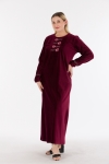 MAXI CORDUROY HIJAB DRESS