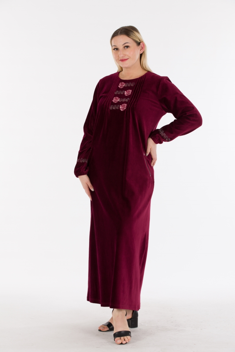 MAXI CORDUROY HIJAB DRESS