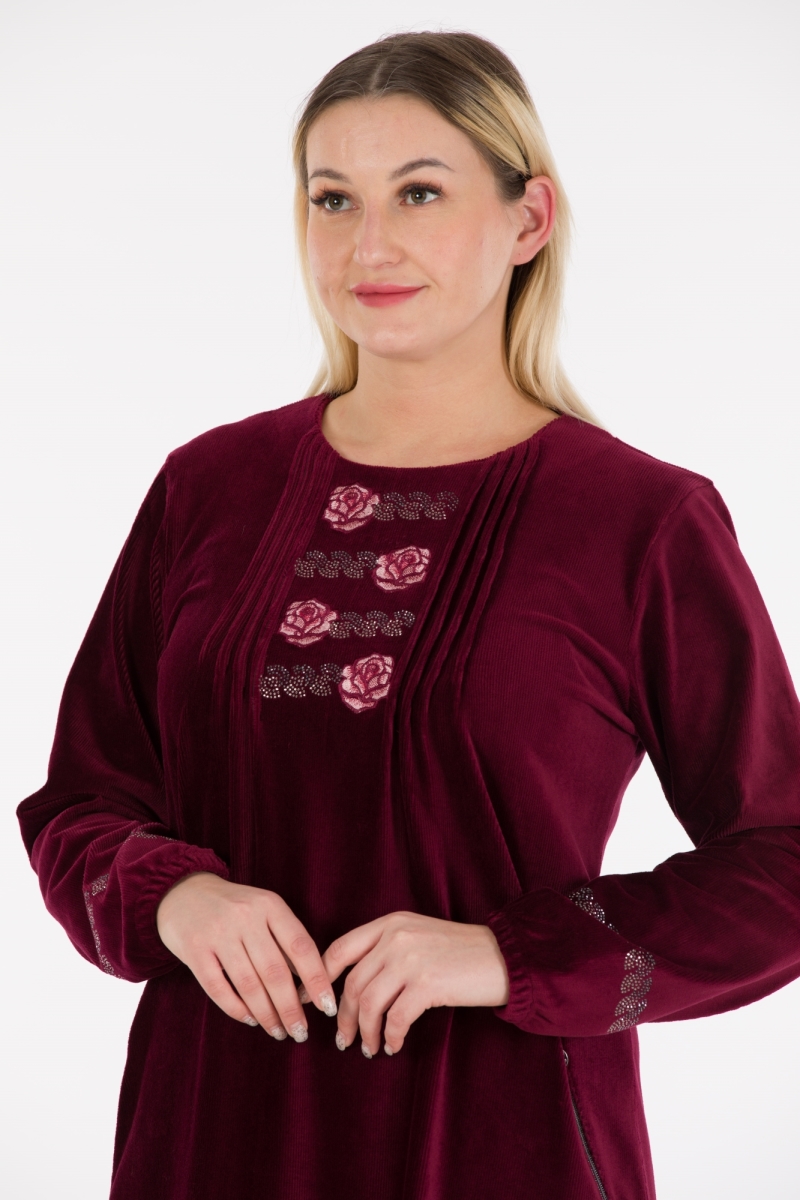MAXI CORDUROY HIJAB DRESS