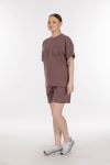 DOUBLE FACE INTERLOCK TRACKSUIT SHORTS SET
