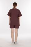 DOUBLE FACE INTERLOCK TRACKSUIT SHORTS SET