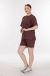 DOUBLE FACE INTERLOCK TRACKSUIT SHORTS SET