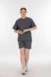 DOUBLE FACE INTERLOCK TRACKSUIT SHORTS SET