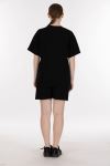 DOUBLE FACE INTERLOCK TRACKSUIT SHORTS SET