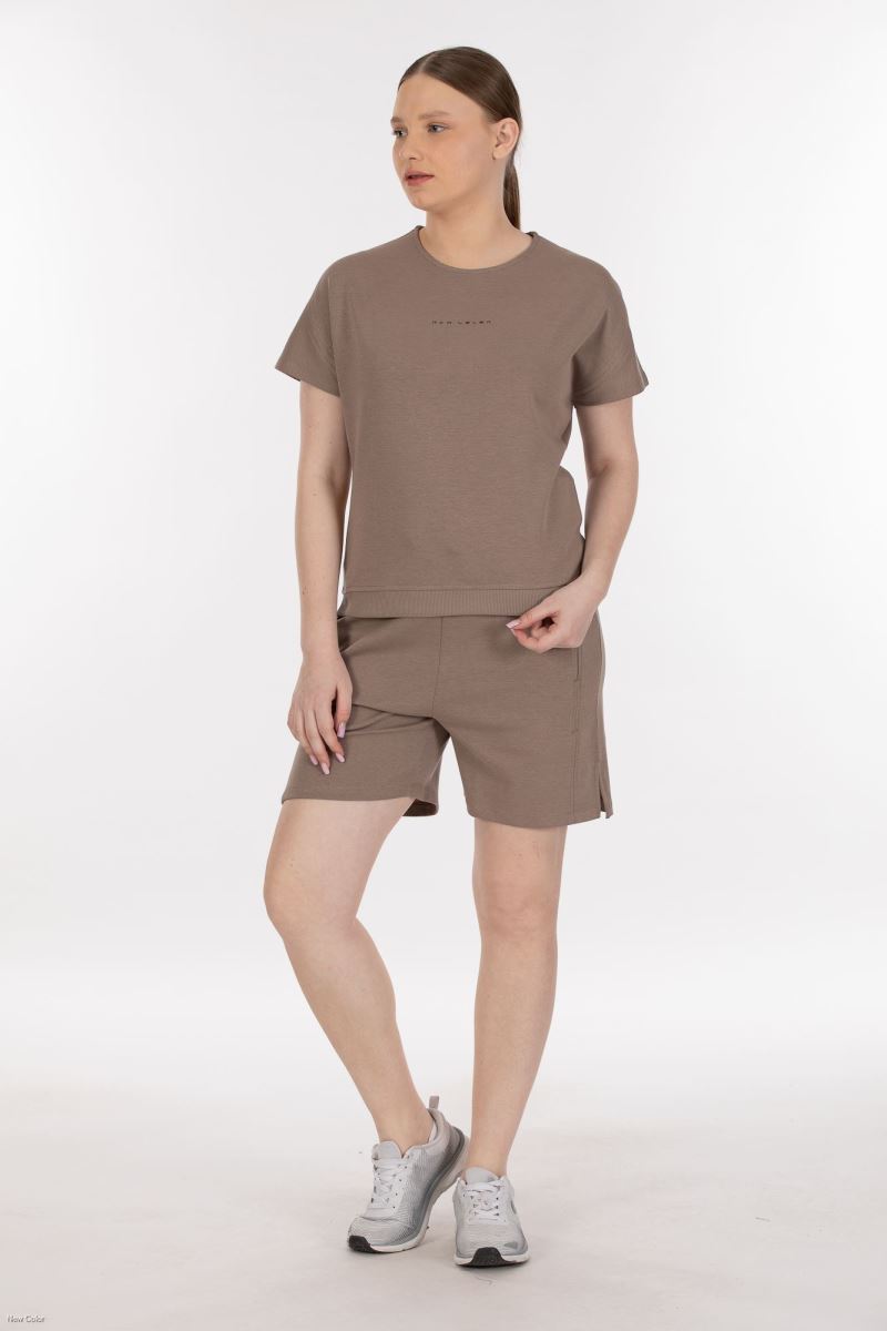 DOUBLE FACE INTERLOCK SHORTS SET