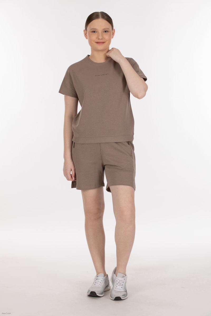 DOUBLE FACE INTERLOCK SHORTS SET