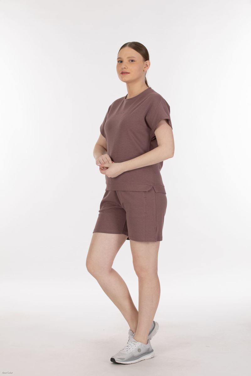 DOUBLE FACE INTERLOCK SHORTS SET