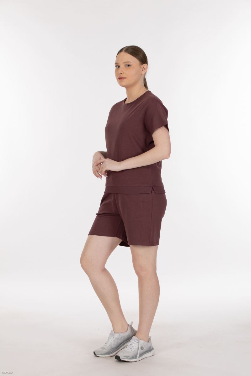 DOUBLE FACE INTERLOCK SHORTS SET