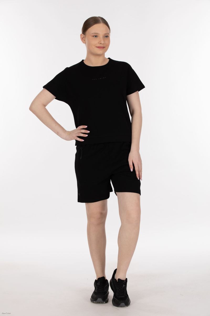 DOUBLE FACE INTERLOCK SHORTS SET