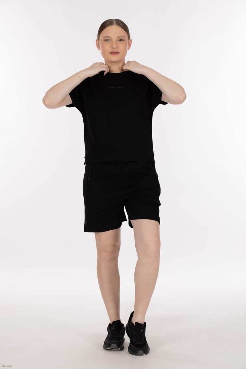 DOUBLE FACE INTERLOCK SHORTS SET