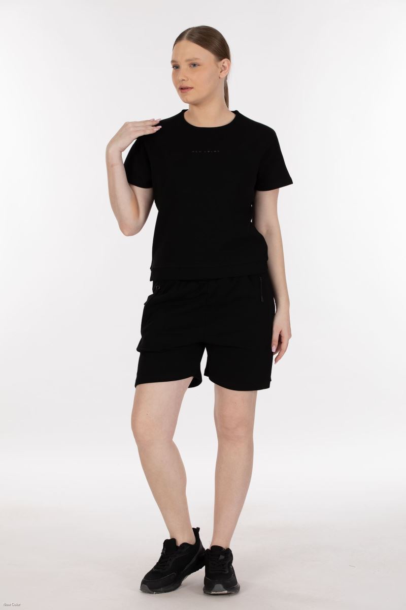 DOUBLE FACE INTERLOCK SHORTS SET