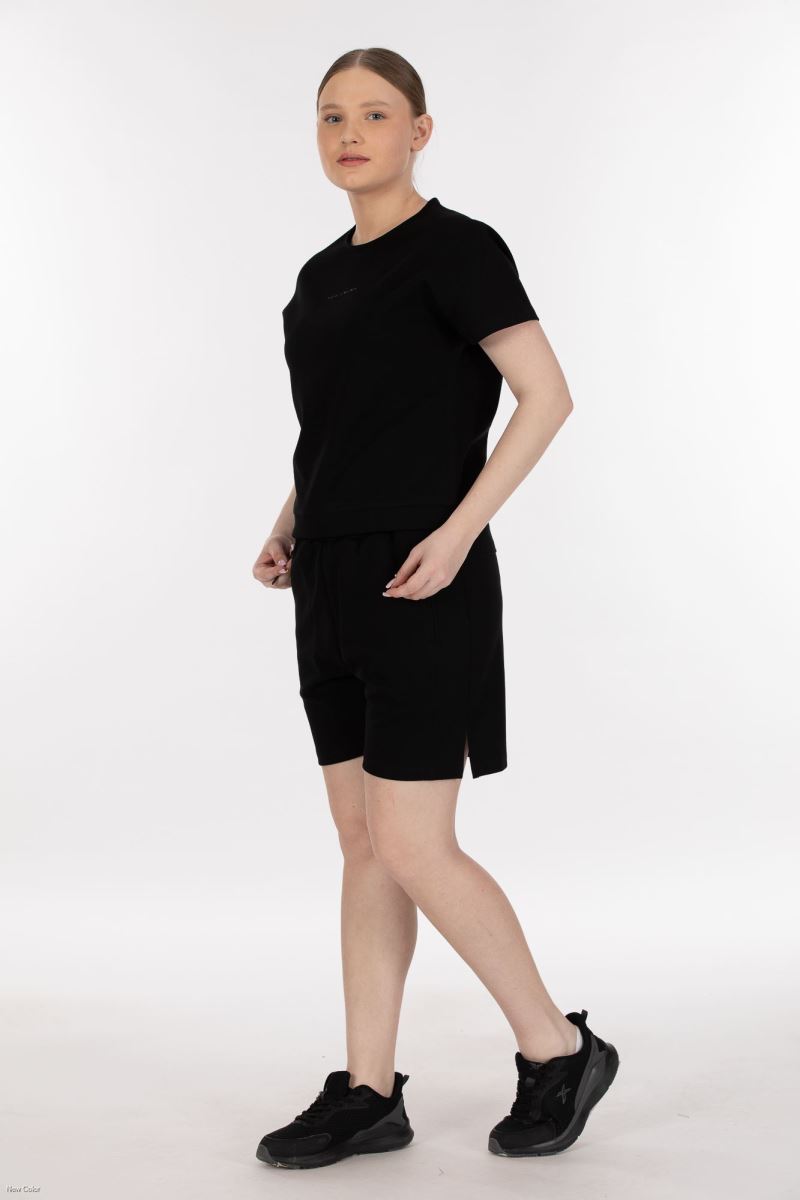 DOUBLE FACE INTERLOCK SHORTS SET