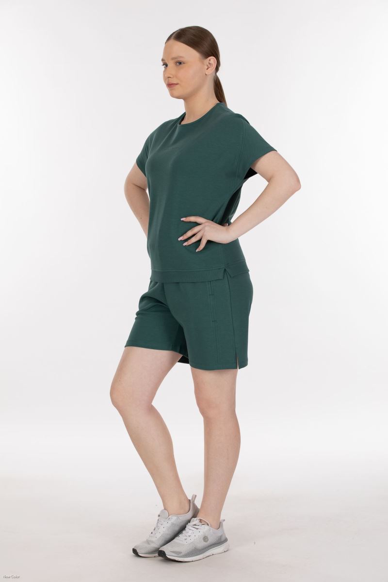 DOUBLE FACE INTERLOCK SHORTS SET