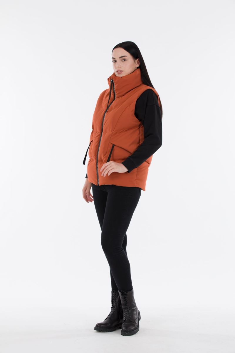 QUILTED PUFFER VEST