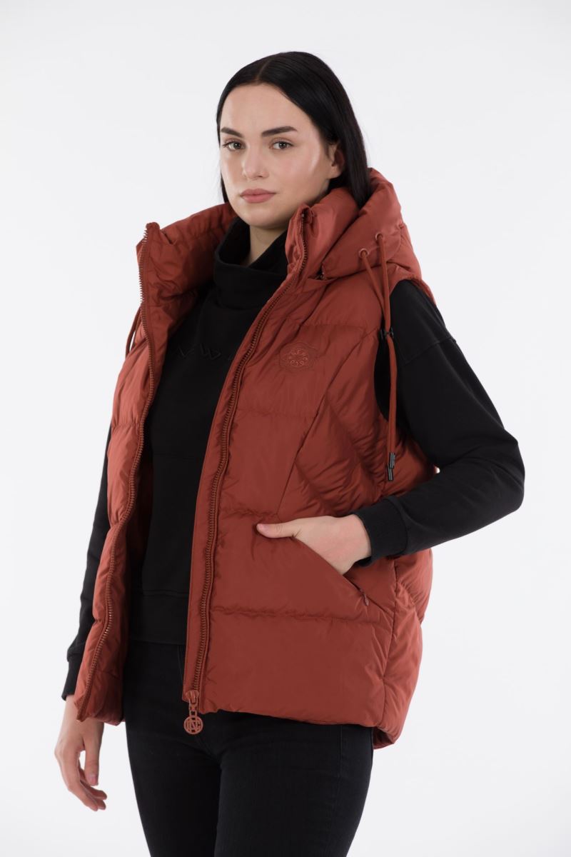 QUILTED PUFFER VEST