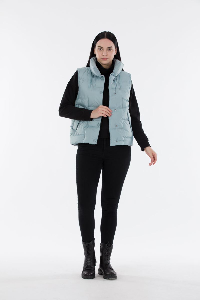 QUILTED PUFFER VEST