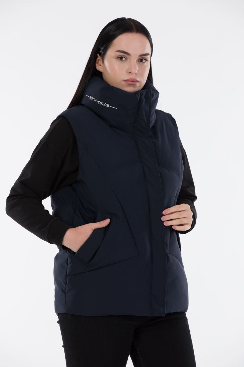 QUILTED PUFFER VEST
